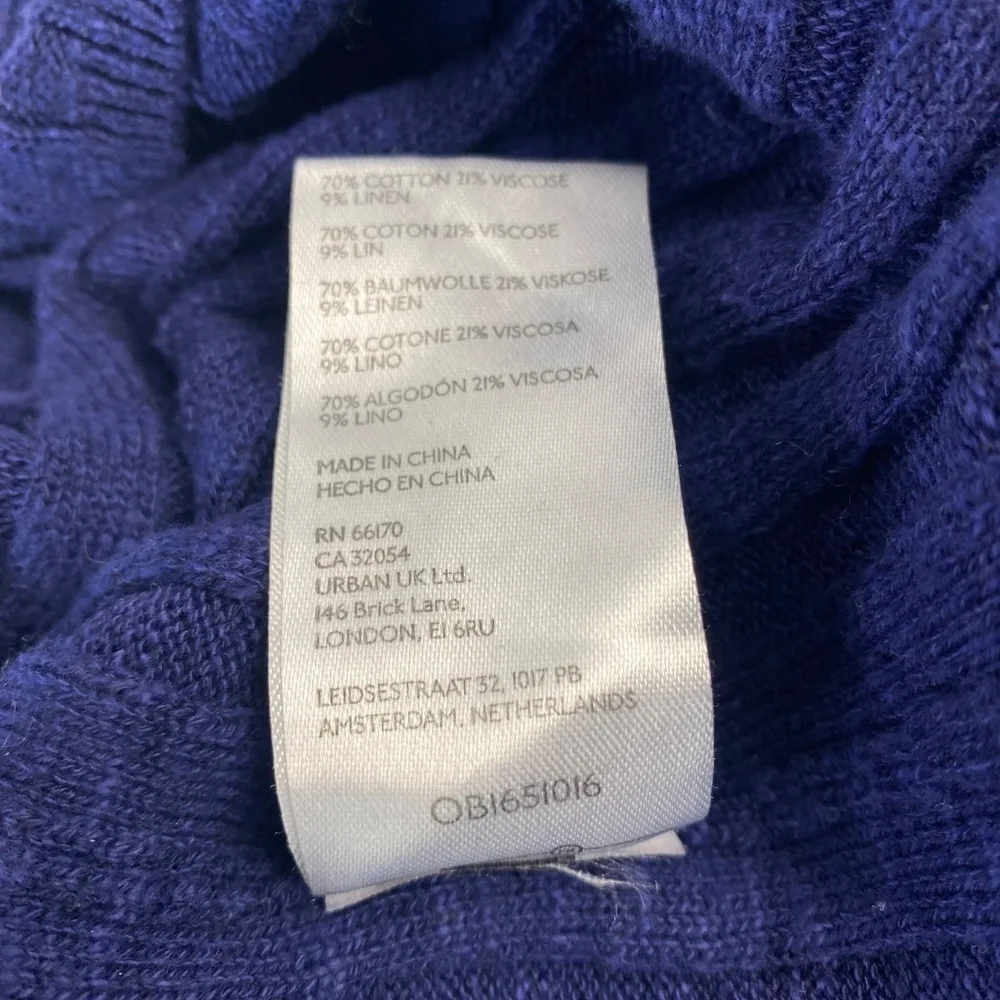 FREE PEOPLE Veda Sweater Skirt (JUST SKIRT) in Blue Size M
